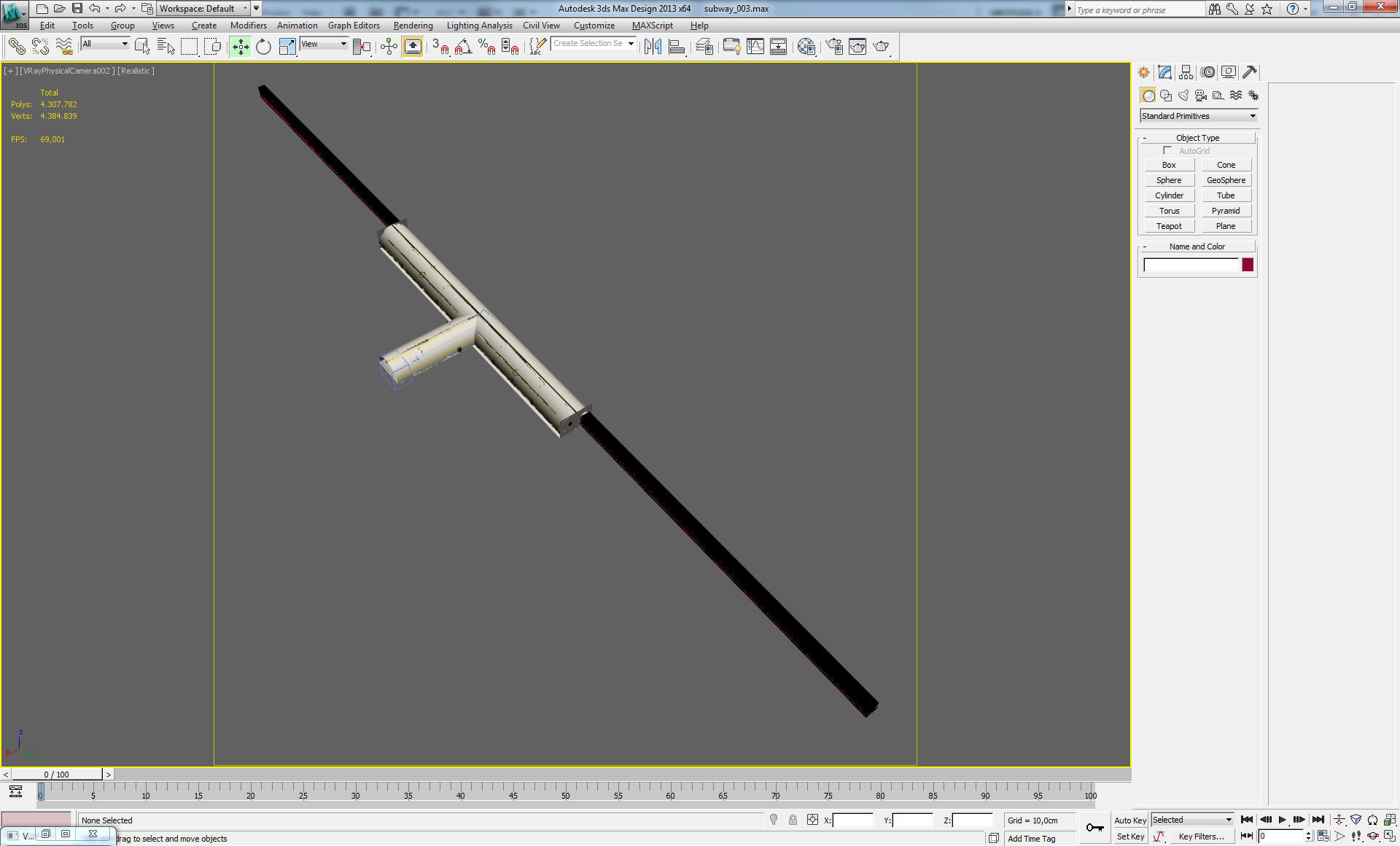 Subway Underground Station 3D model_10