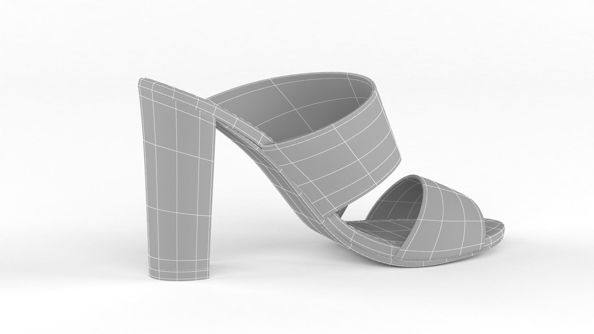 Women Shoes 3D model_8