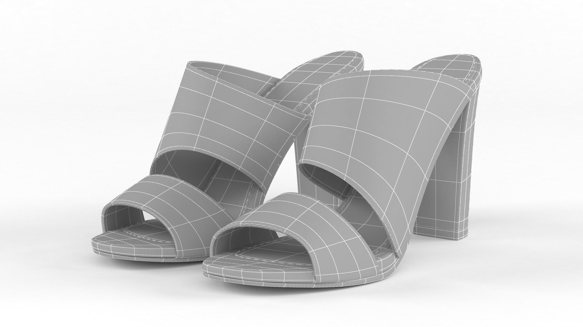 Women Shoes 3D model_5