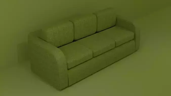 3-seat sofa 3d