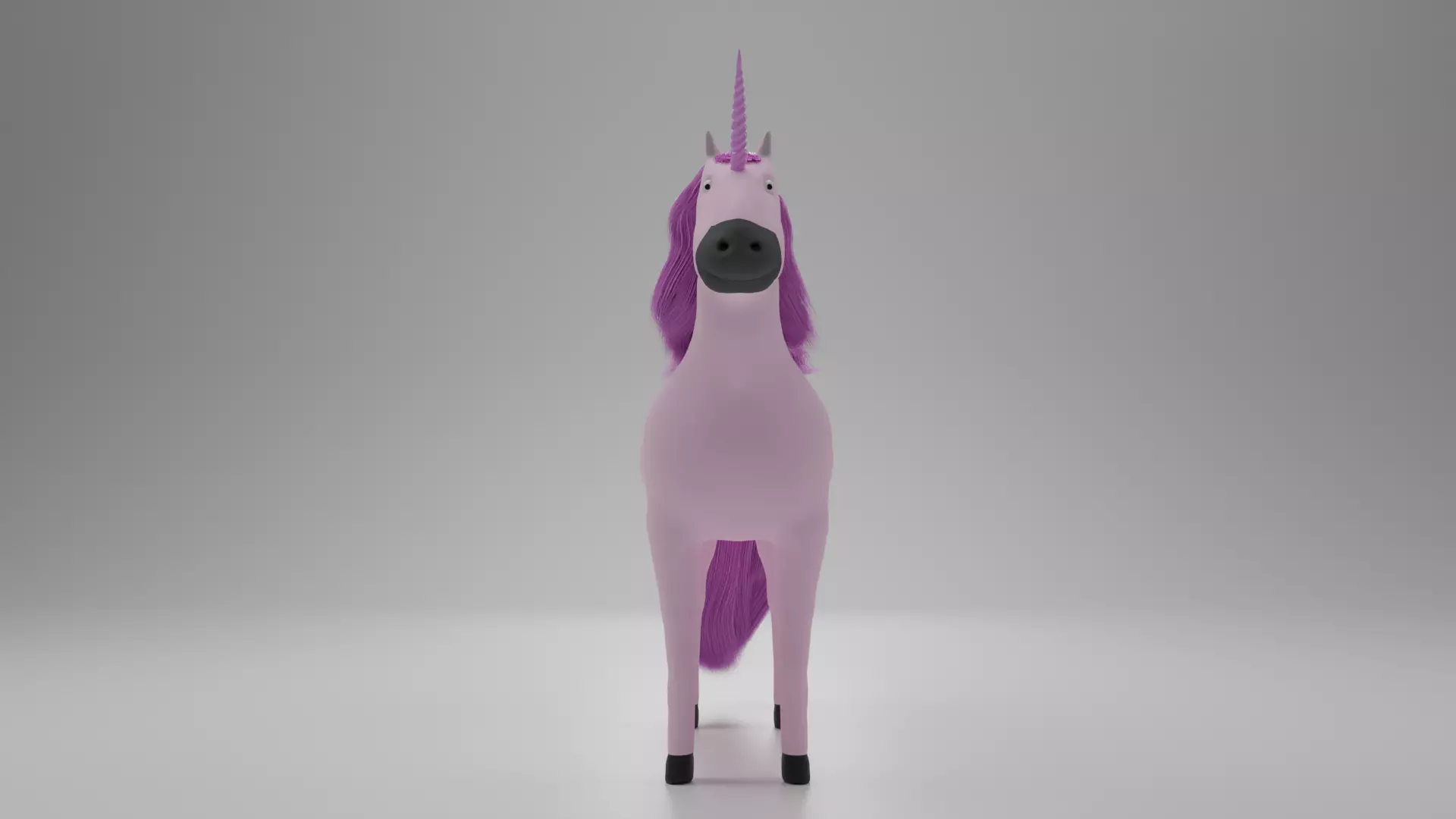 Unicorn 3D Model Free low-poly 3D model
