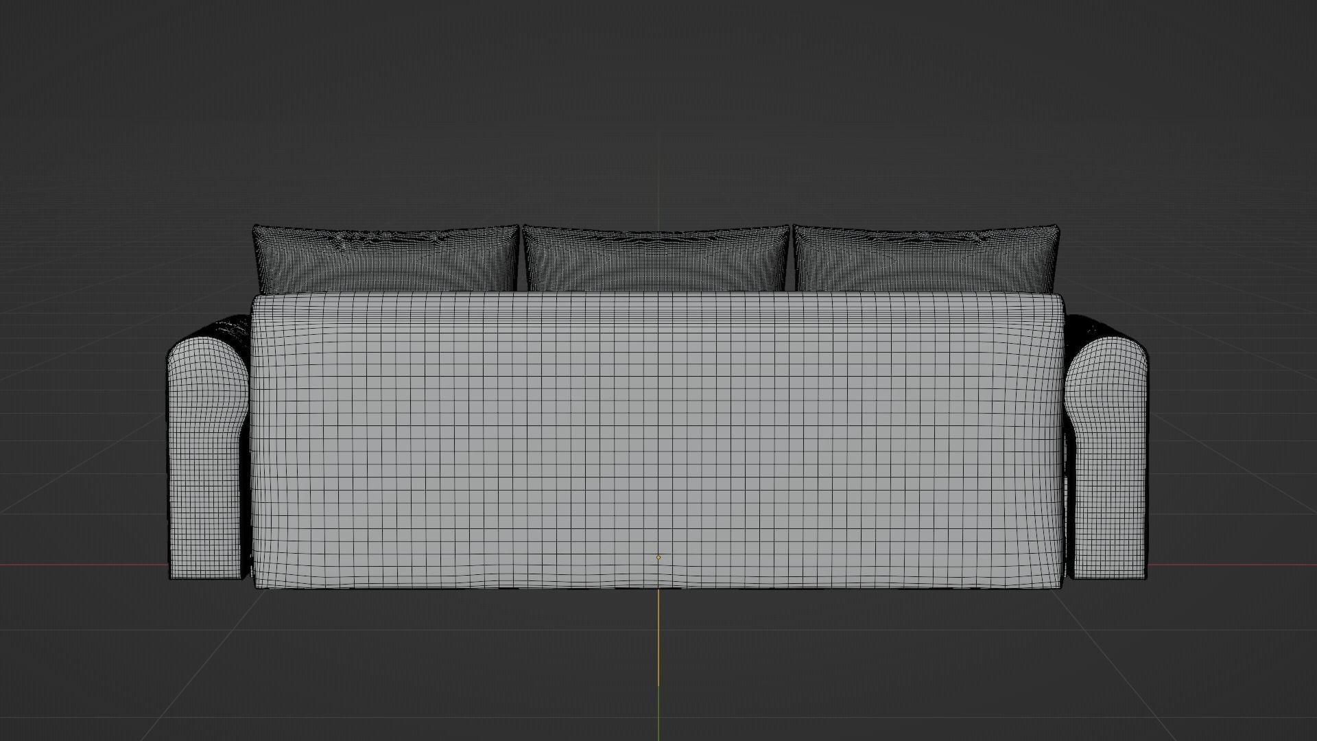 Corner Sofa with Texture 3D model_11