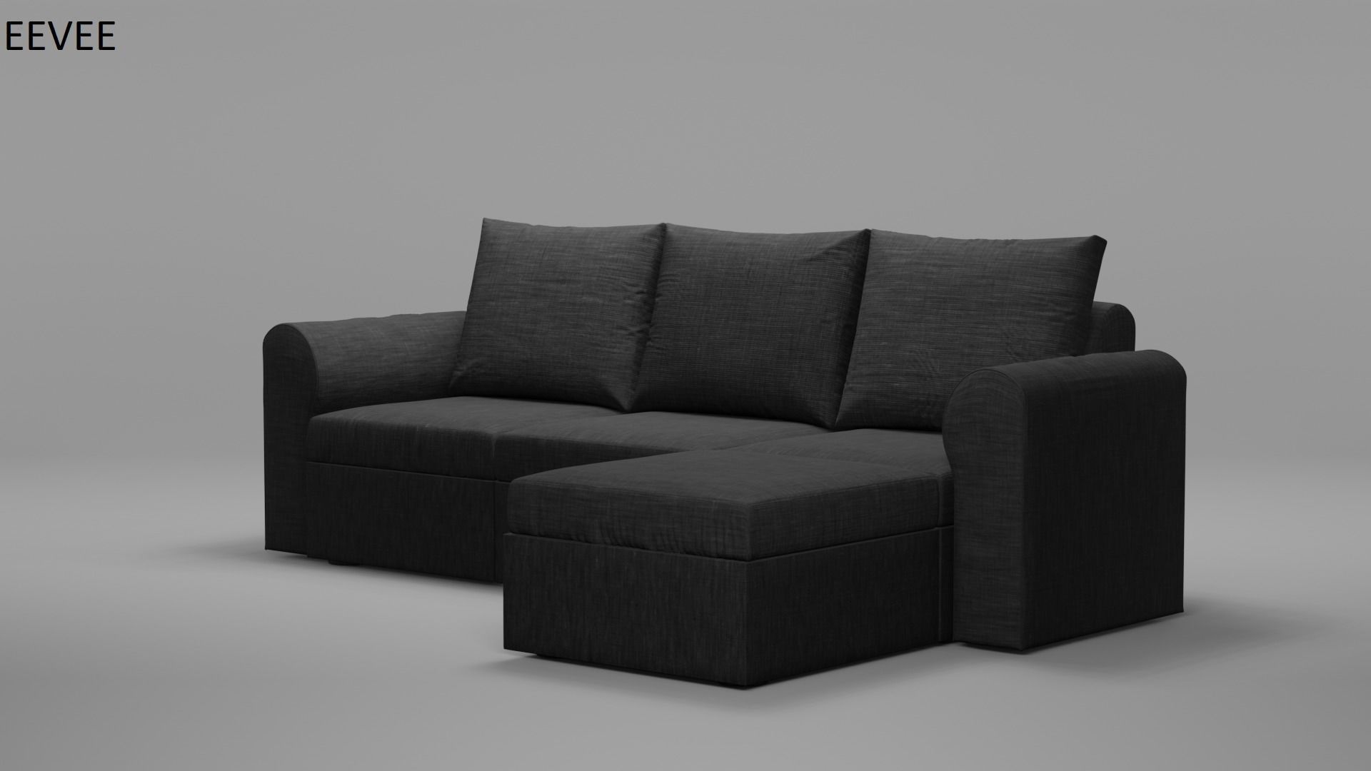 Corner Sofa with Texture 3D model_13