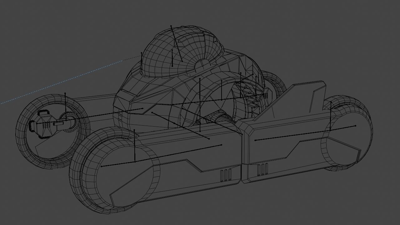 Transformer robot rigged - animated character 3D model_25