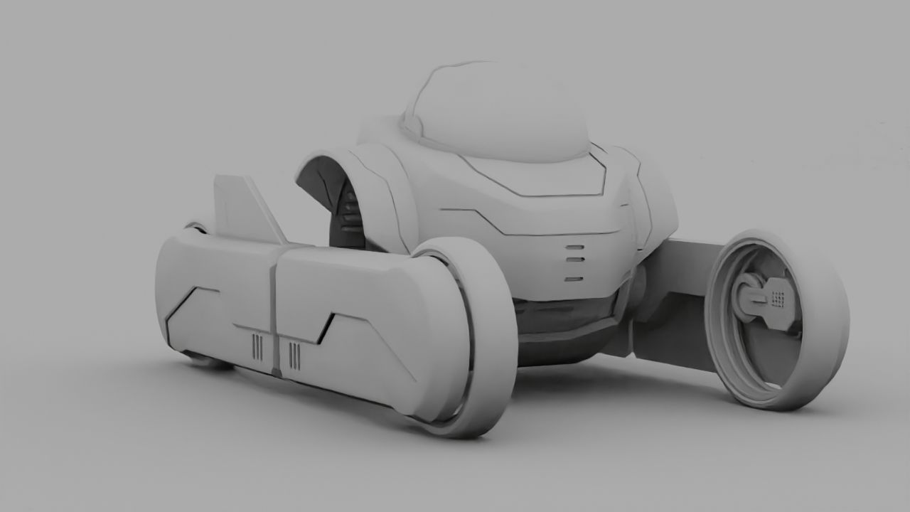 Transformer robot rigged - animated character 3D model_21