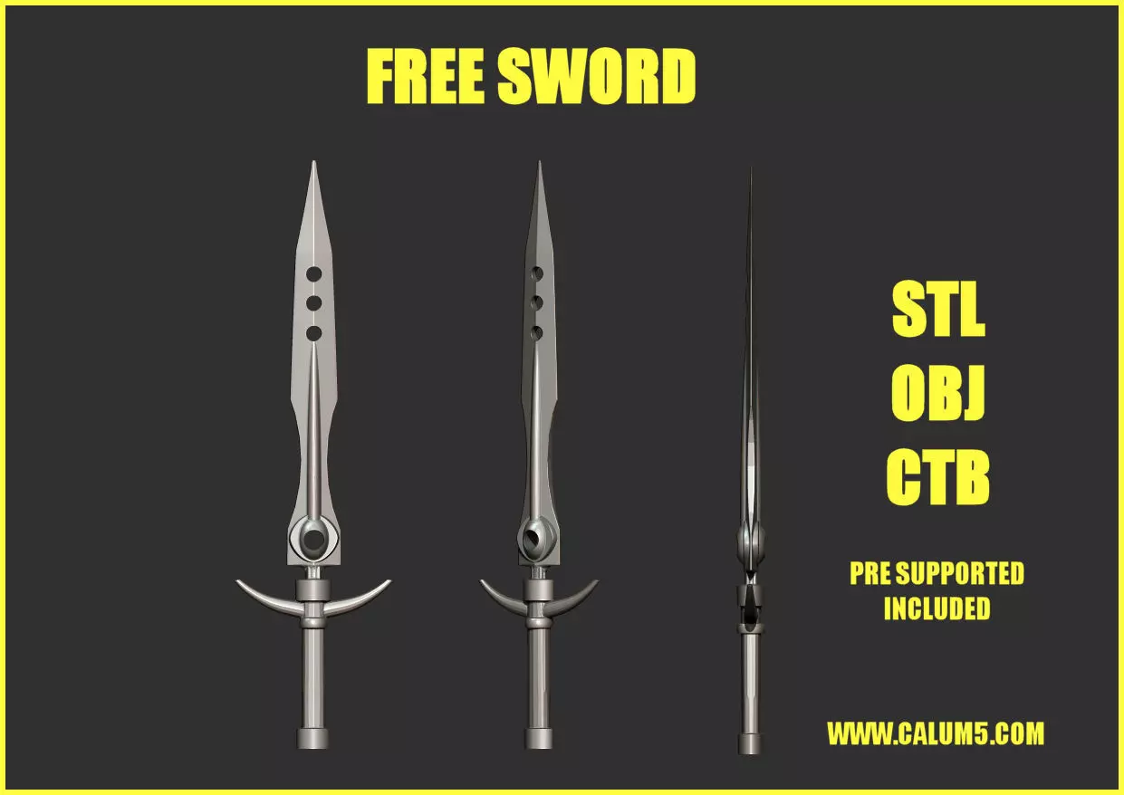 Free Sword Model Free 3D print model_0