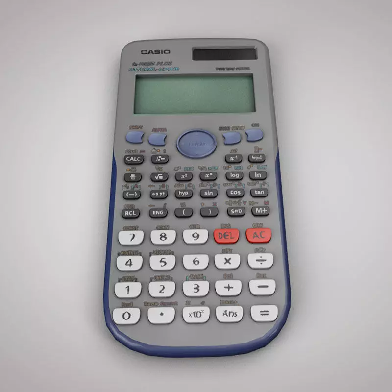 calculator casio 3D model_0
