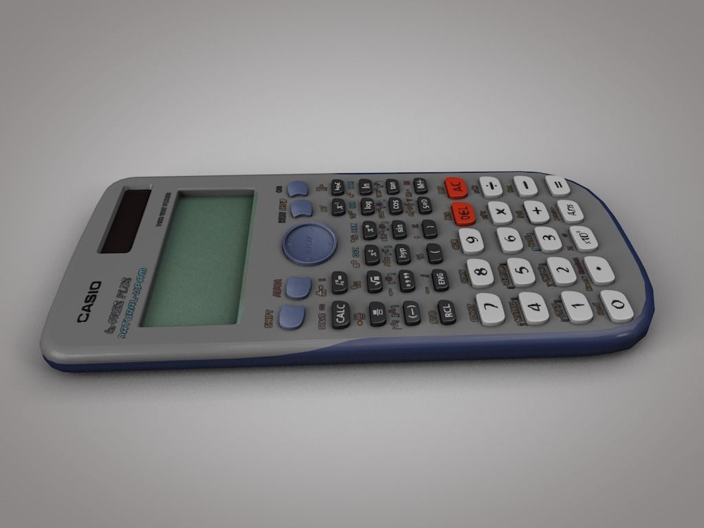 calculator casio 3D model_3