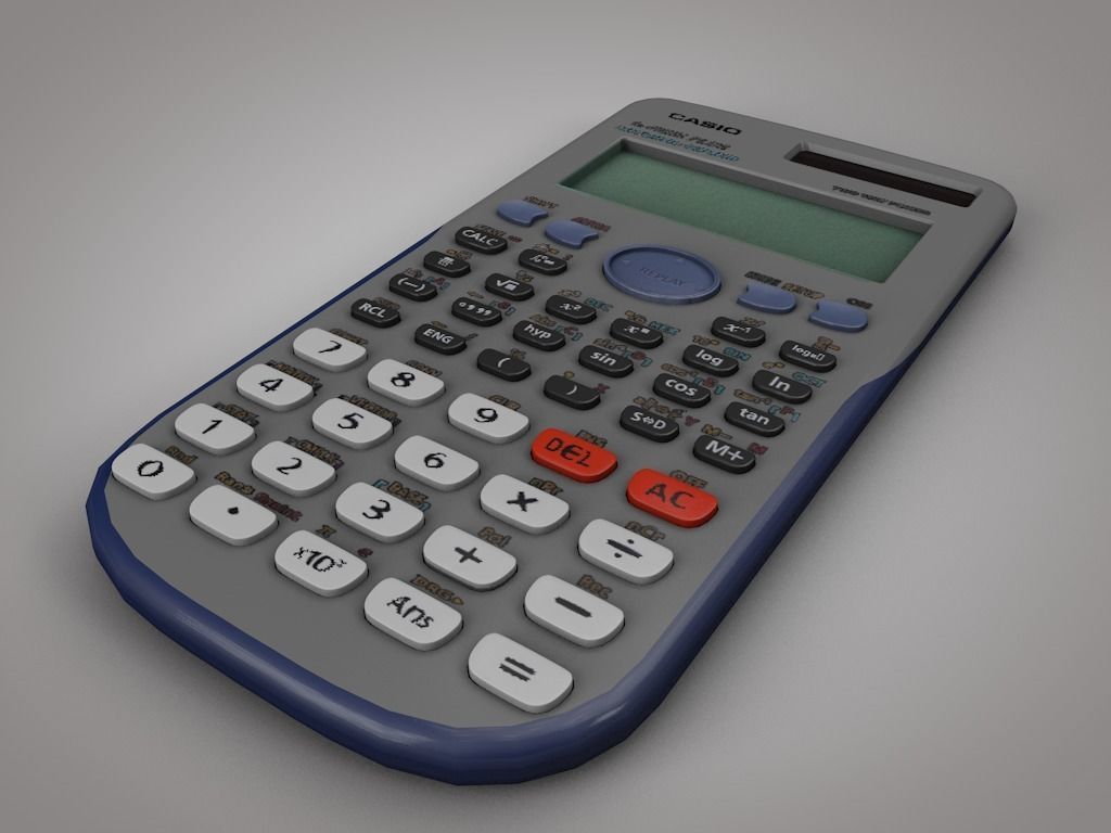 calculator casio 3D model_5