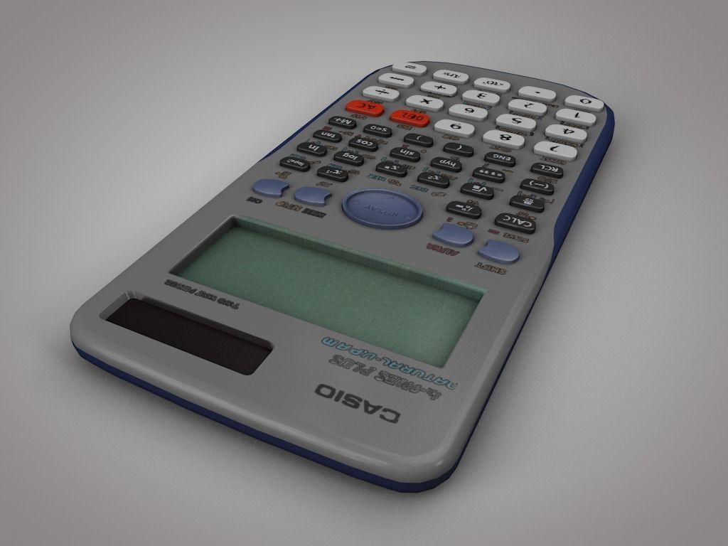 calculator casio 3D model_4