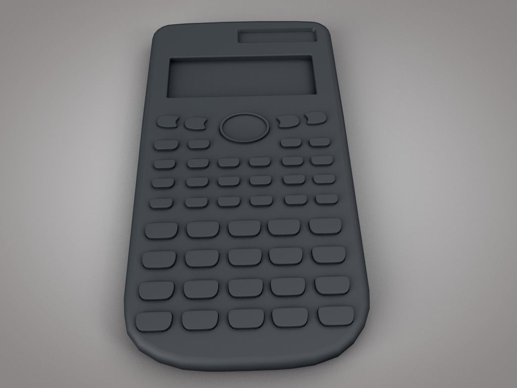 calculator casio 3D model_6