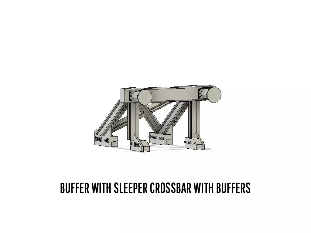 DET-0002 Buffers EUROPE H0-scale 7 items 3D print model_8