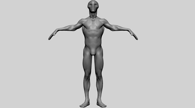 Creature Body Form 3D model