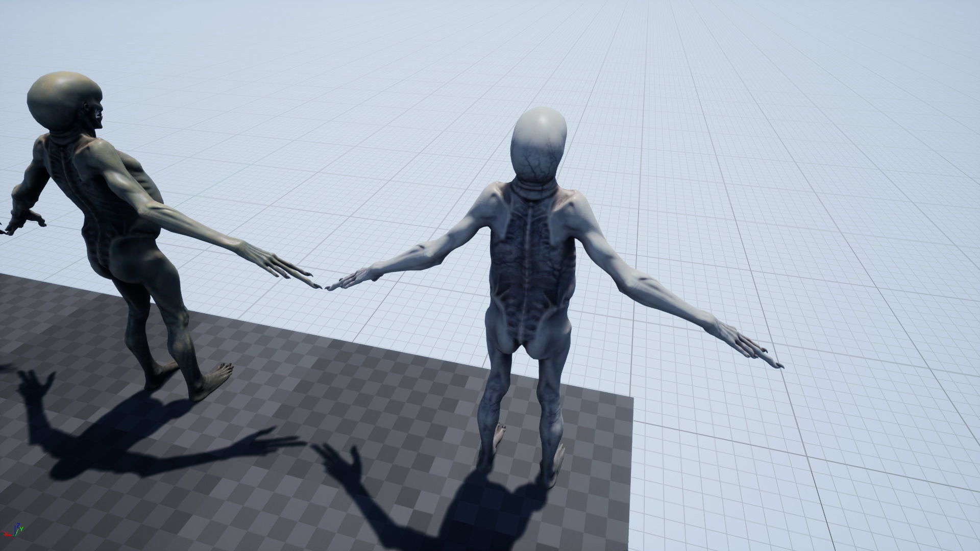 Mutant 5 zombie Low-poly 3D model_23