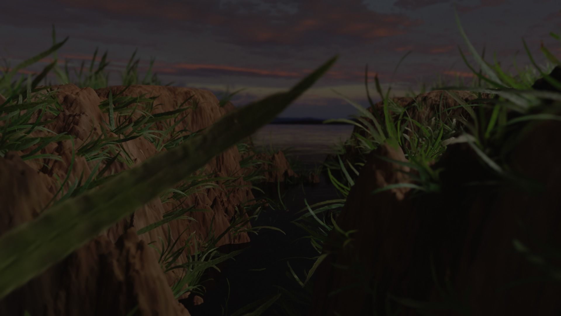 landscape island  is made for  vfx and gaming  3D model_2