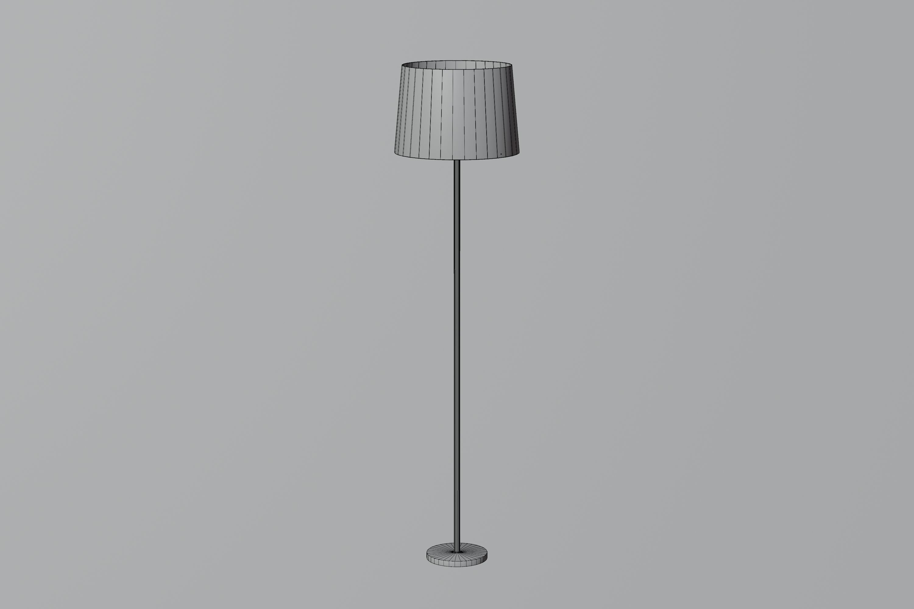 Free Standing lamp Free low-poly 3D model_2
