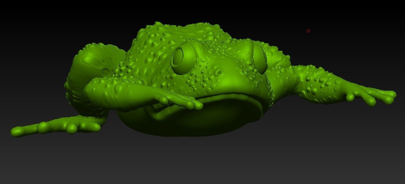 i am frog  3D print model_2