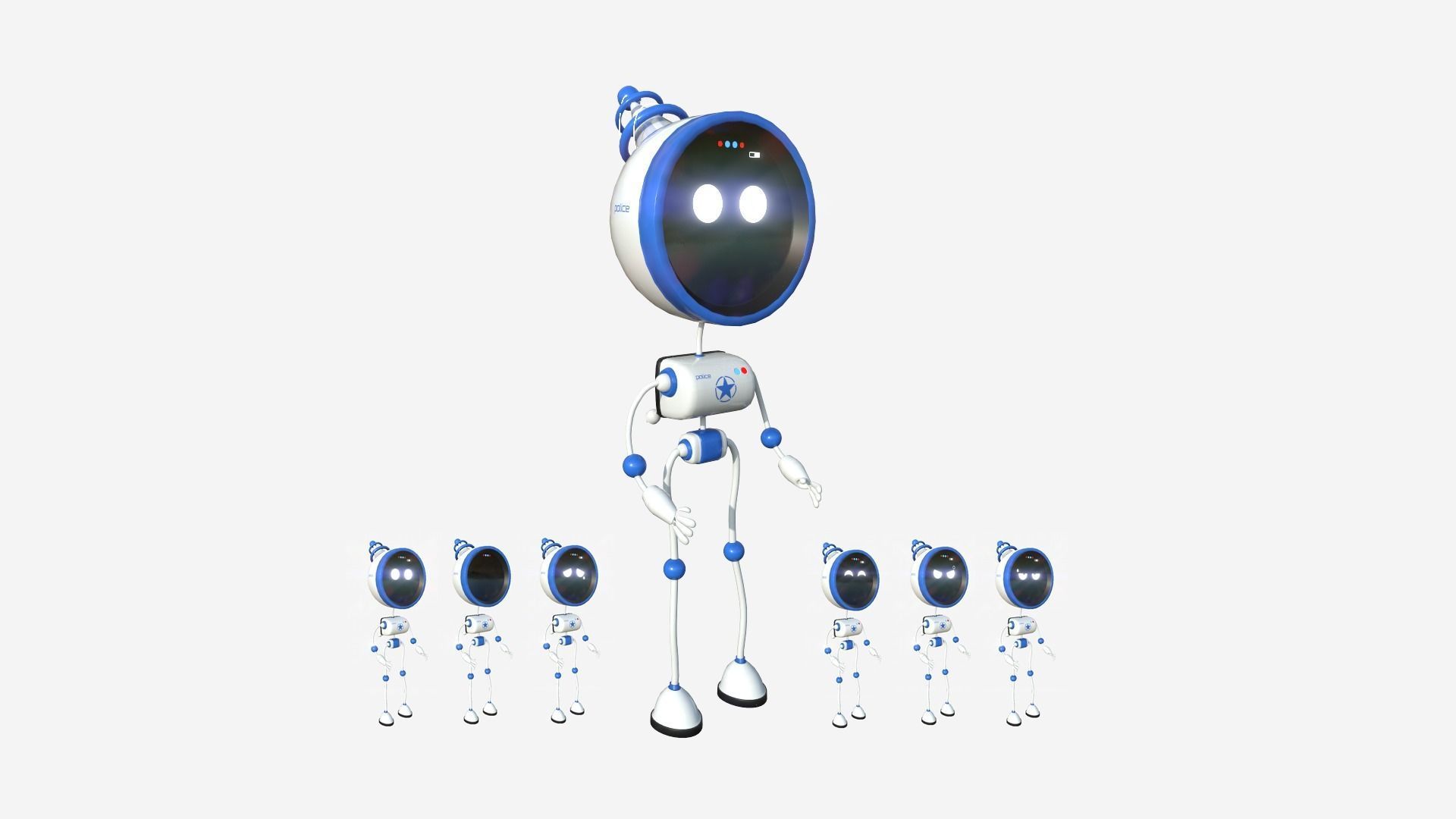 100 Robots Super Collection - SciFi Character Design _86