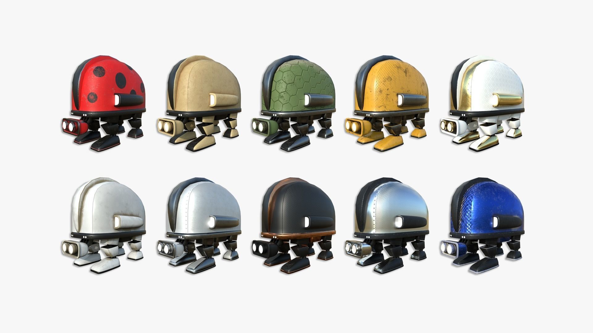 100 Robots Super Collection - SciFi Character Design _14