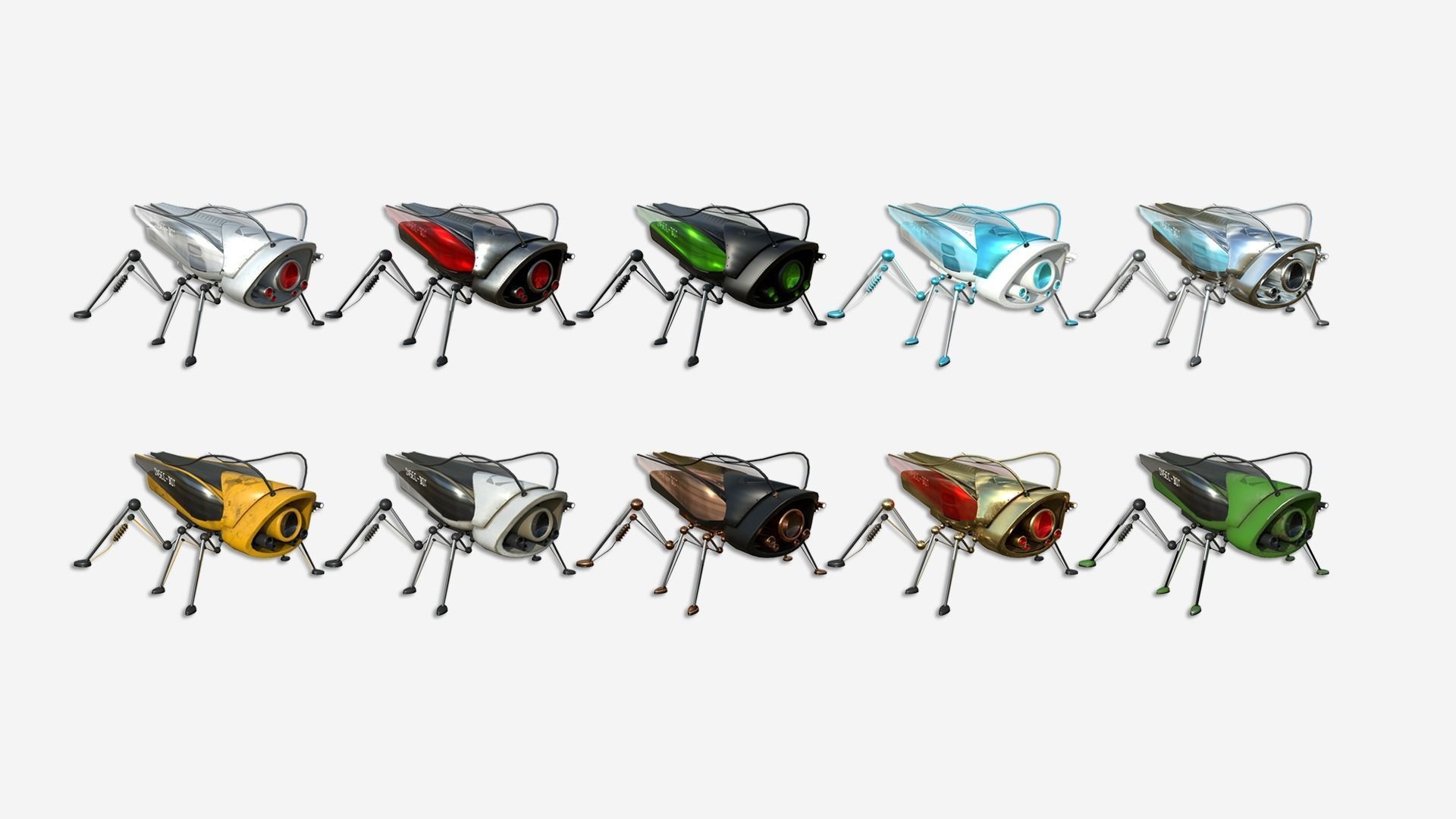 100 Robots Super Collection - SciFi Character Design _6