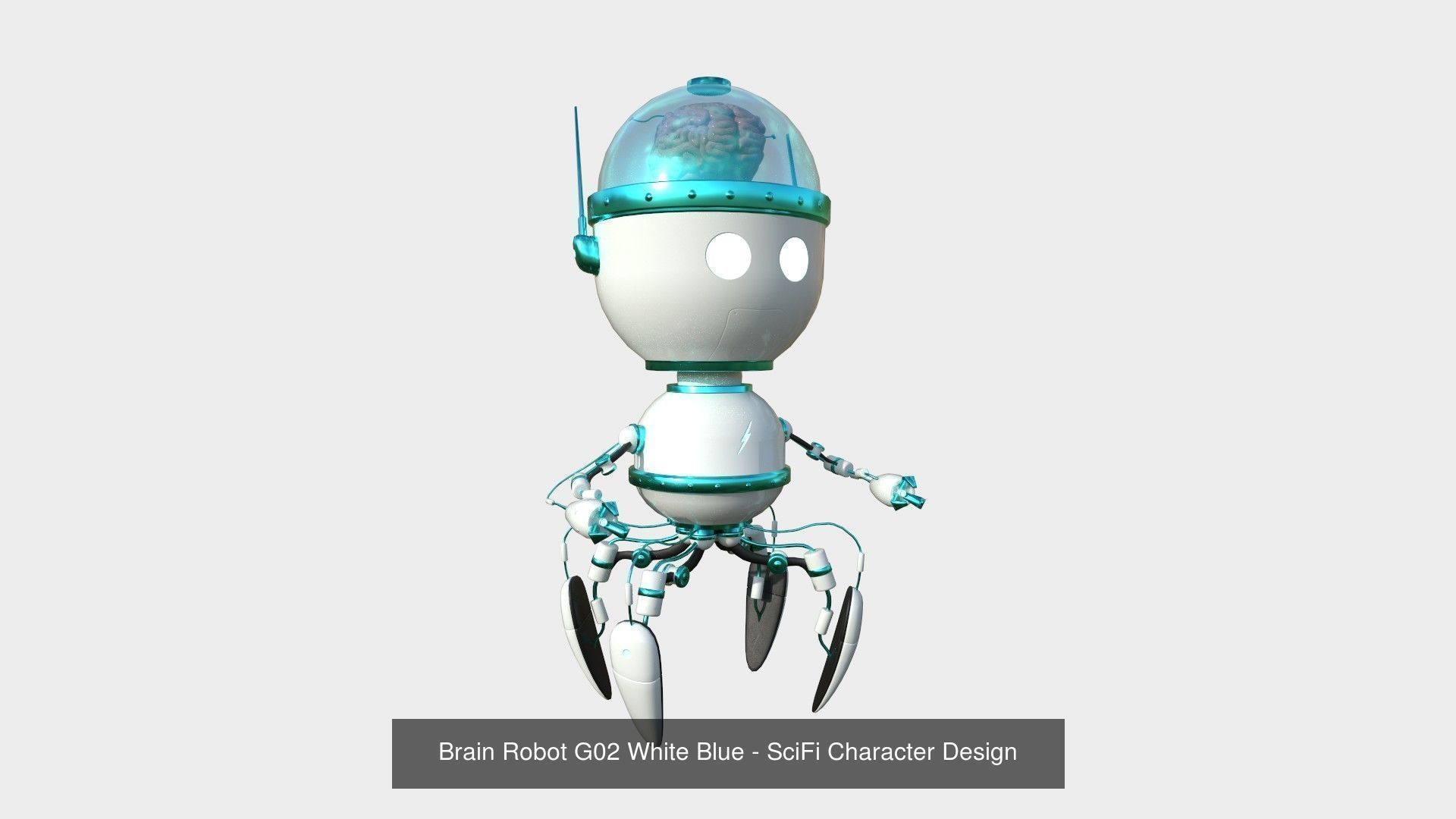 100 Robots Super Collection - SciFi Character Design _129