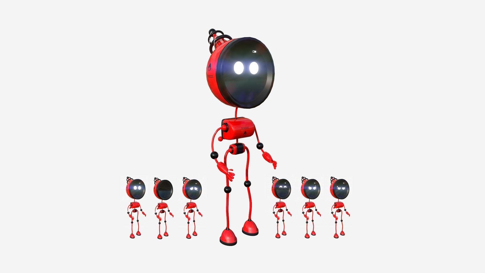 100 Robots Super Collection - SciFi Character Design _76