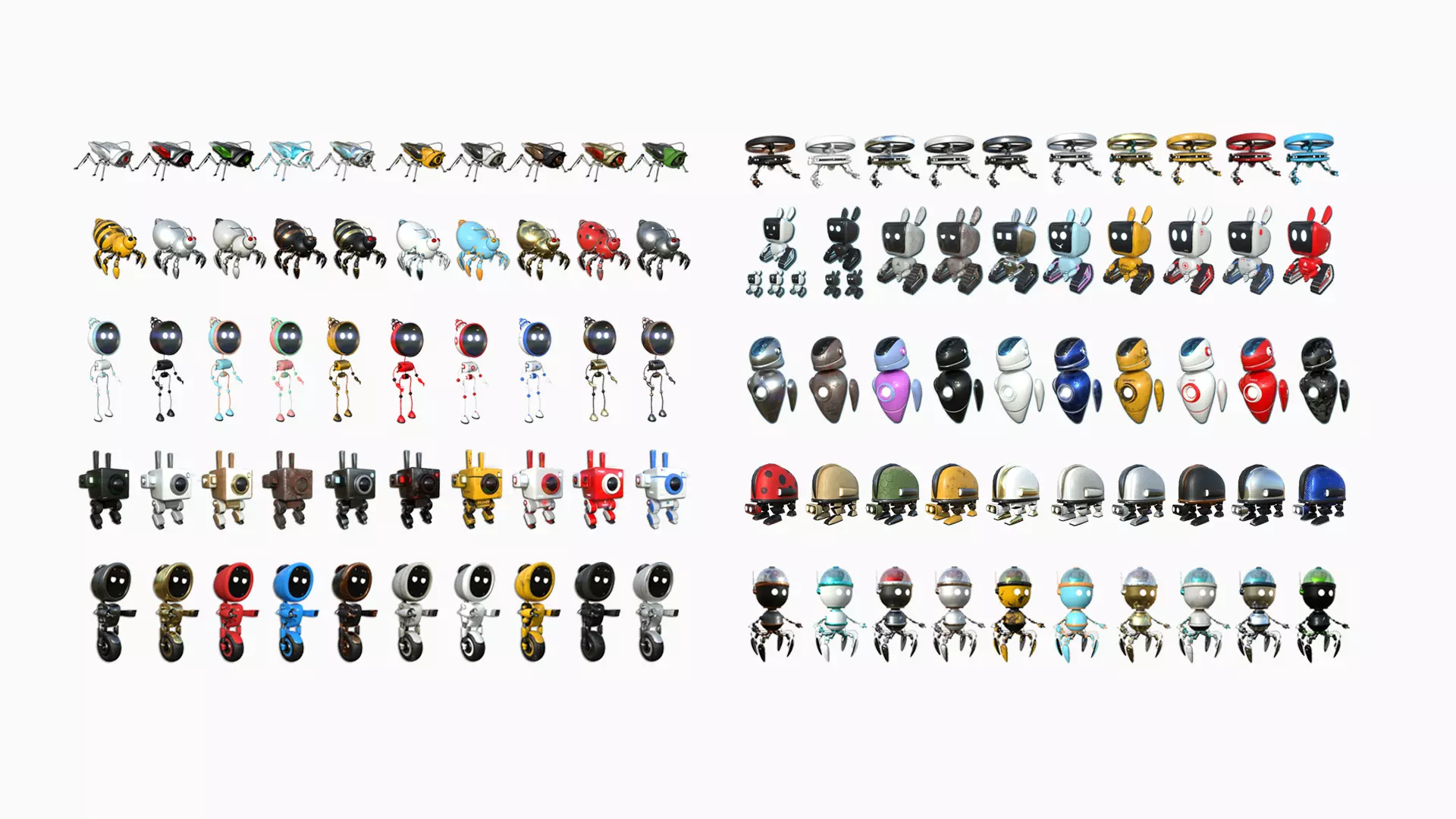 100 Robots Super Collection - SciFi Character Design _0