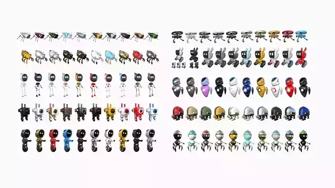 100 Robots Super Collection - SciFi Character Design 