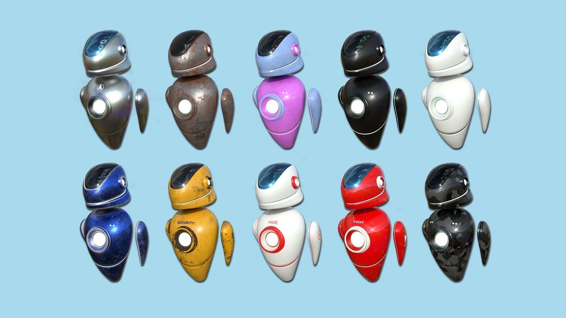 100 Robots Super Collection - SciFi Character Design _2