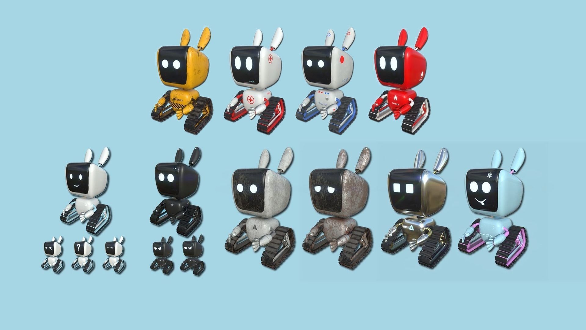 100 Robots Super Collection - SciFi Character Design _3