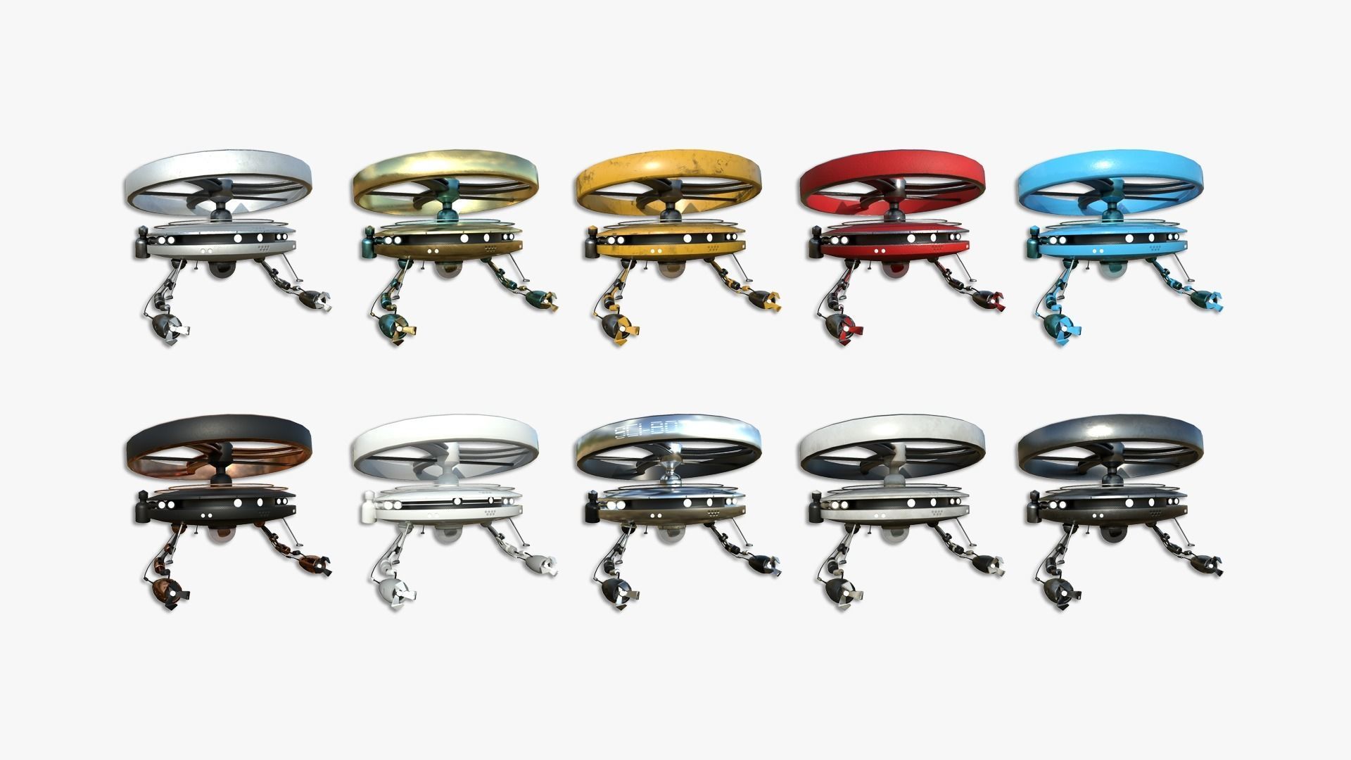 100 Robots Super Collection - SciFi Character Design _12