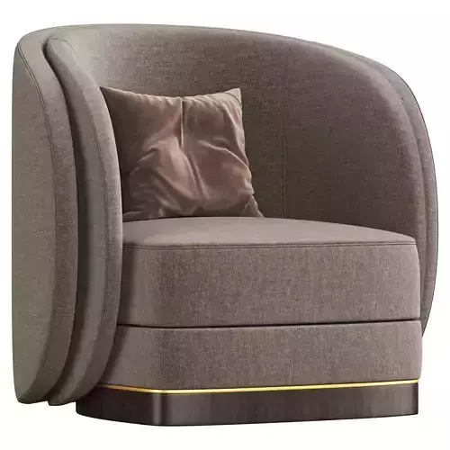 ambrose Armchair Low-poly 3D model