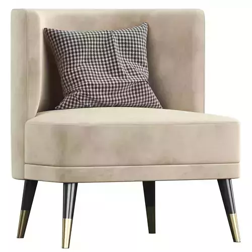  key west armchair Low-poly 3D model