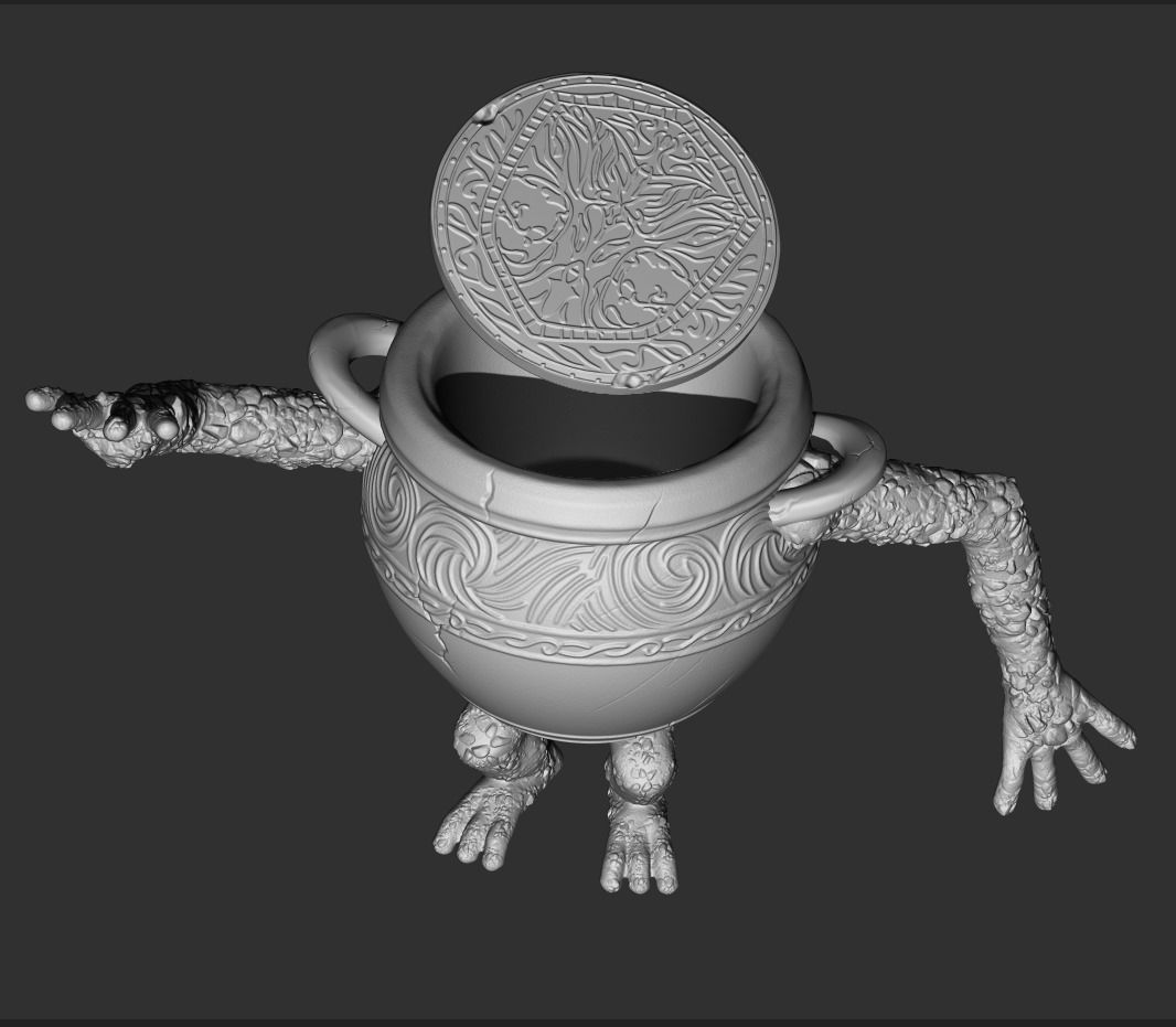 Elden Ring Alexander the pot Boy 3D print model_1