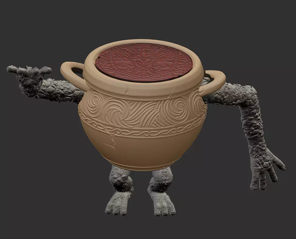 Elden Ring Alexander the pot Boy 3D print model_0