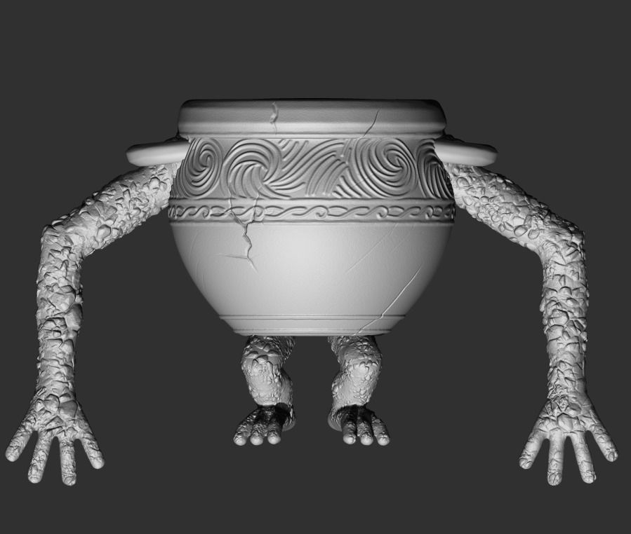 Elden Ring Alexander the pot Boy 3D print model_3