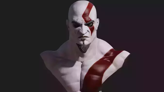 GOD OF WAR KRATOS BUST
