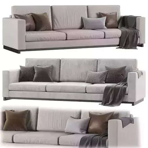 Molteni Reversi Sofa Low-poly 3D model