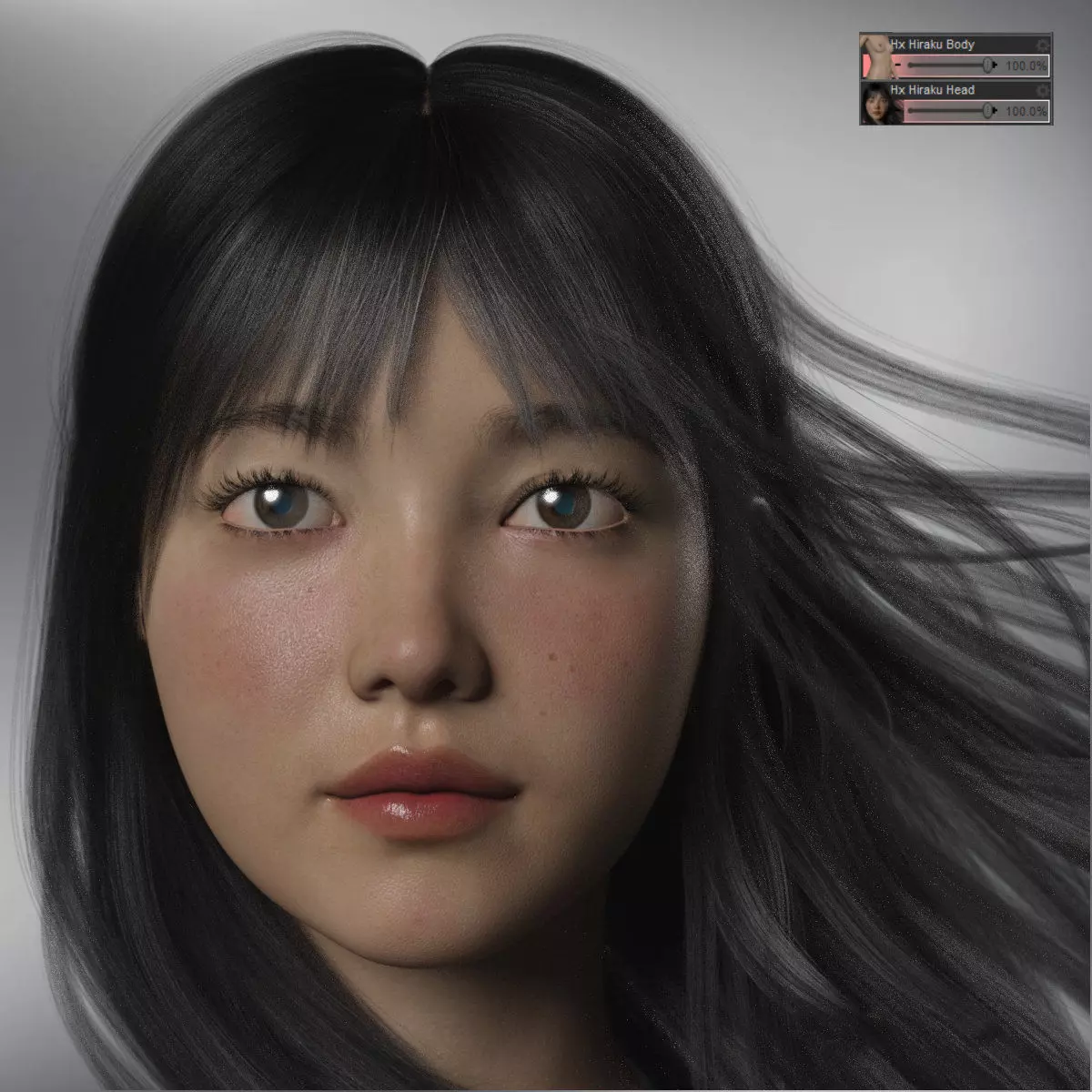 Hiraku V5 High Quality Textures and gift morph for G8 Female Texture_0