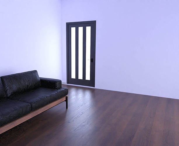Office Scene Low-poly 3D model 3