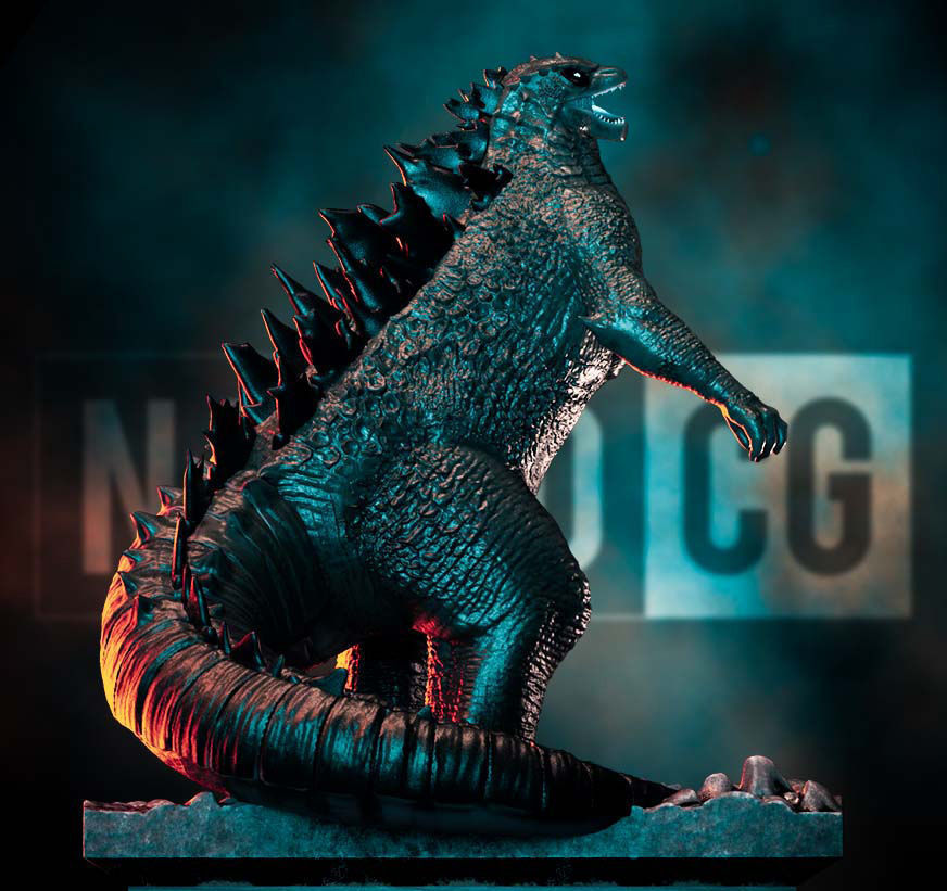 Fan Art Godzilla - Statue 3D print model_4