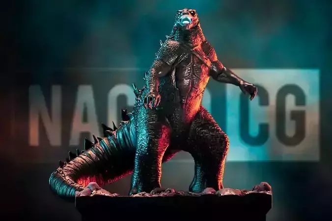 Fan Art Godzilla - Statue