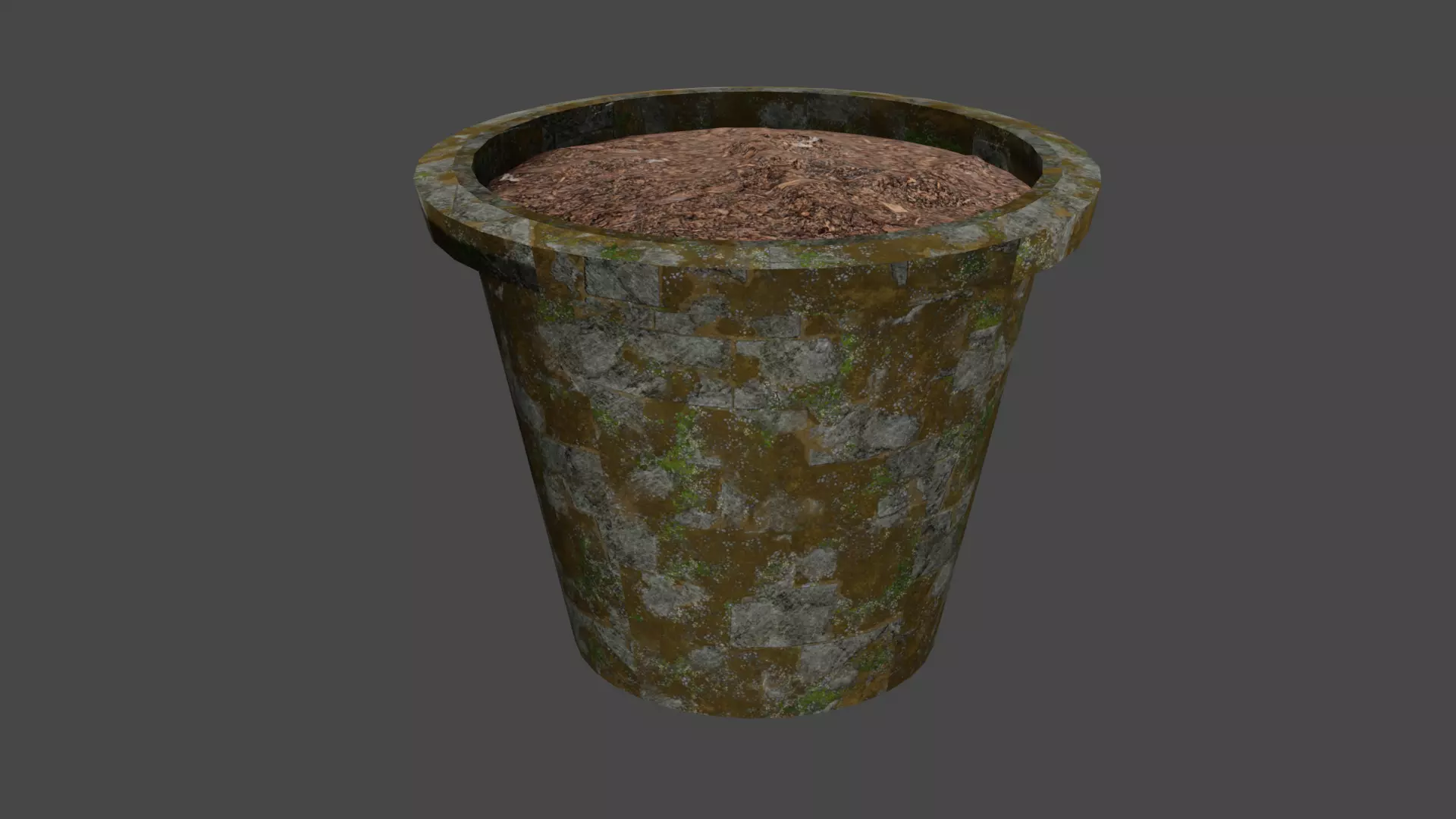 Retro FlowerPot Free 3D model