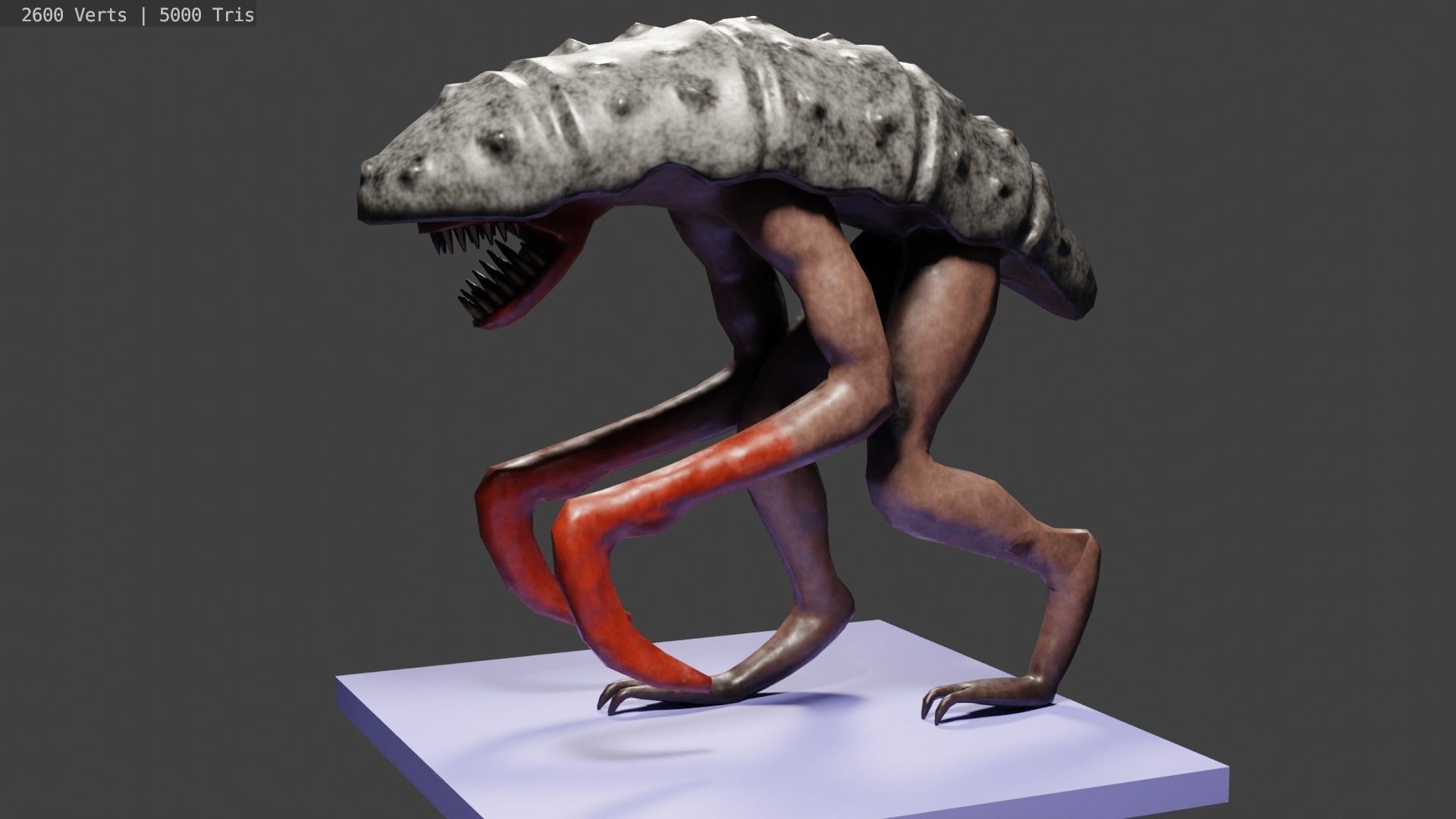 10 Game Ready Animated Creatures Low-poly 3D model_8