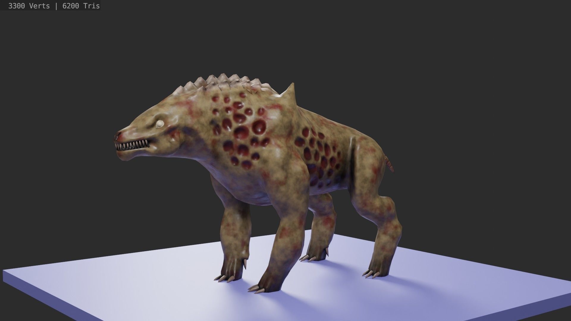 10 Game Ready Animated Creatures Low-poly 3D model_17