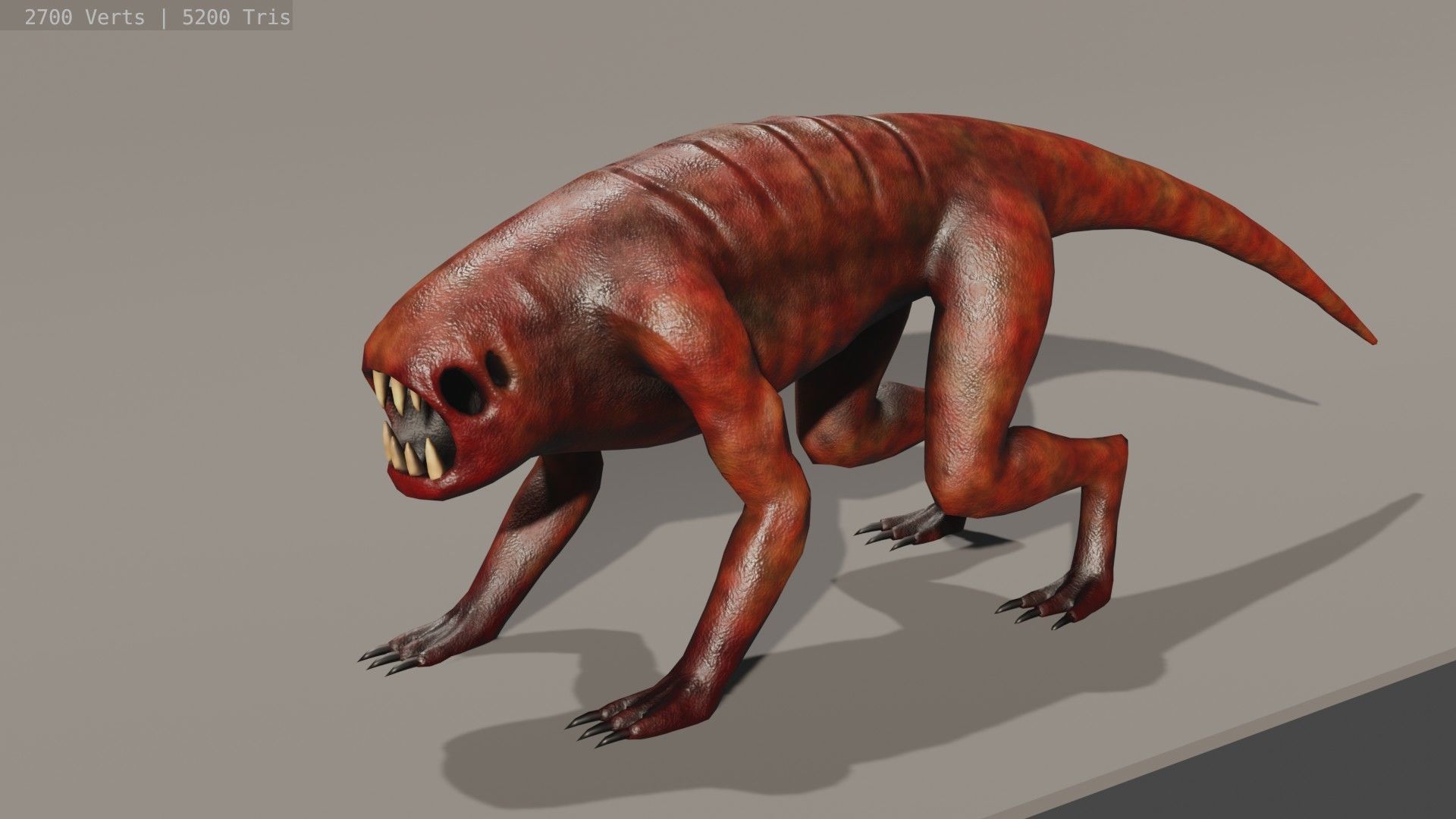 10 Game Ready Animated Creatures Low-poly 3D model_2