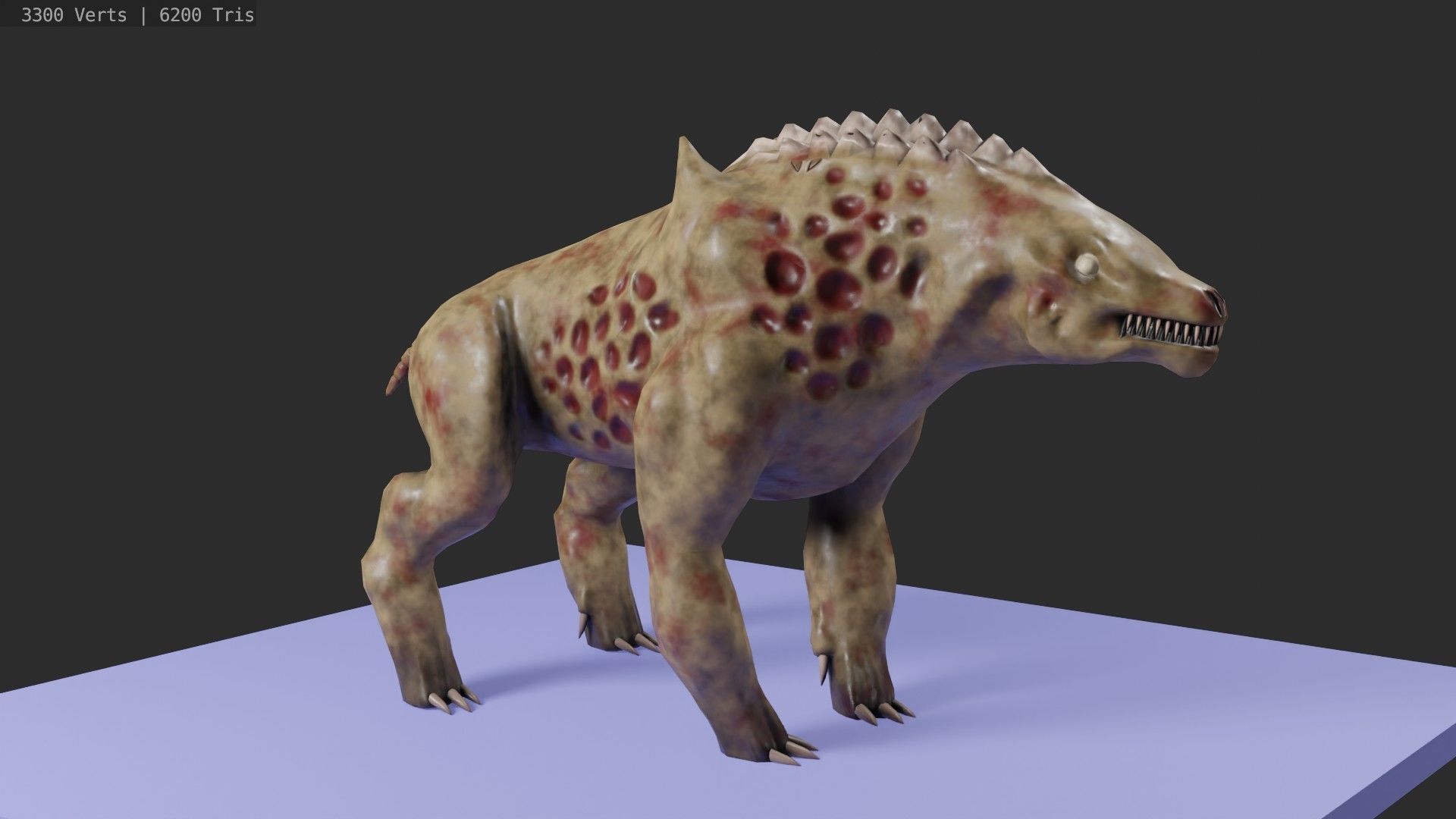10 Game Ready Animated Creatures Low-poly 3D model_16