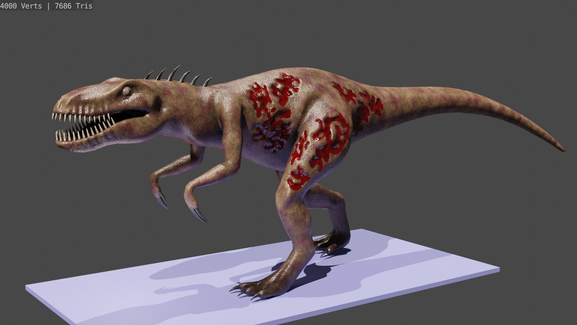 10 Game Ready Animated Creatures Low-poly 3D model_4