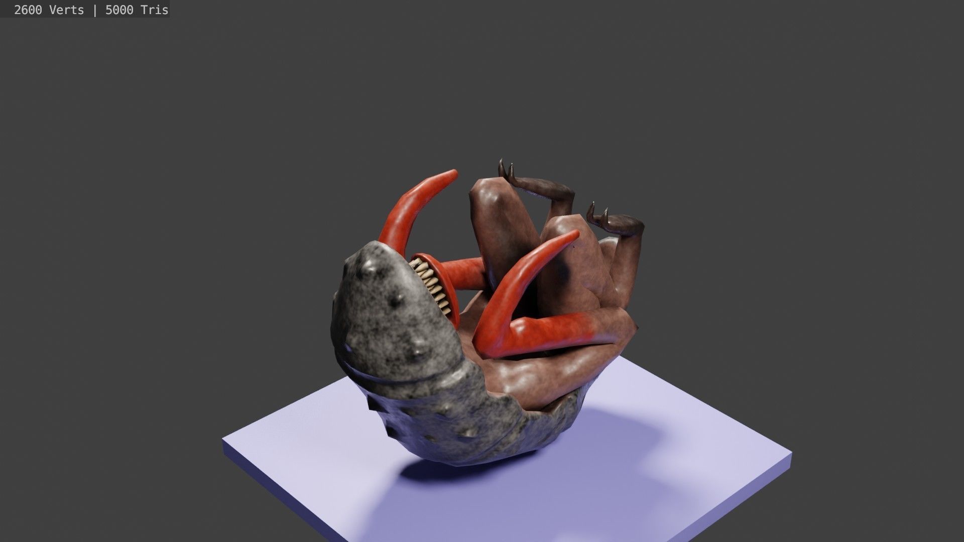 10 Game Ready Animated Creatures Low-poly 3D model_10