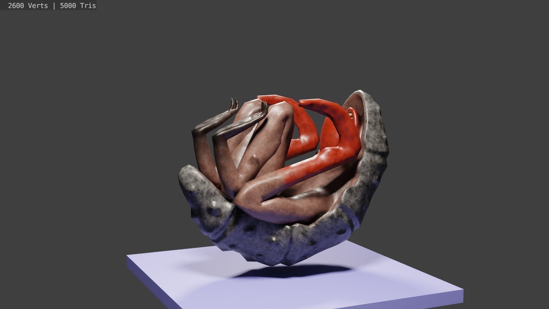 10 Game Ready Animated Creatures Low-poly 3D model_11